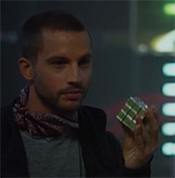 Screencap of Charlie showing the cube